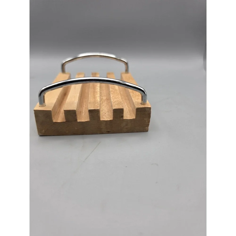 Harrah's St Louis Casino Hotel Wooden Soap Dish Tray Vintage Memorabilia